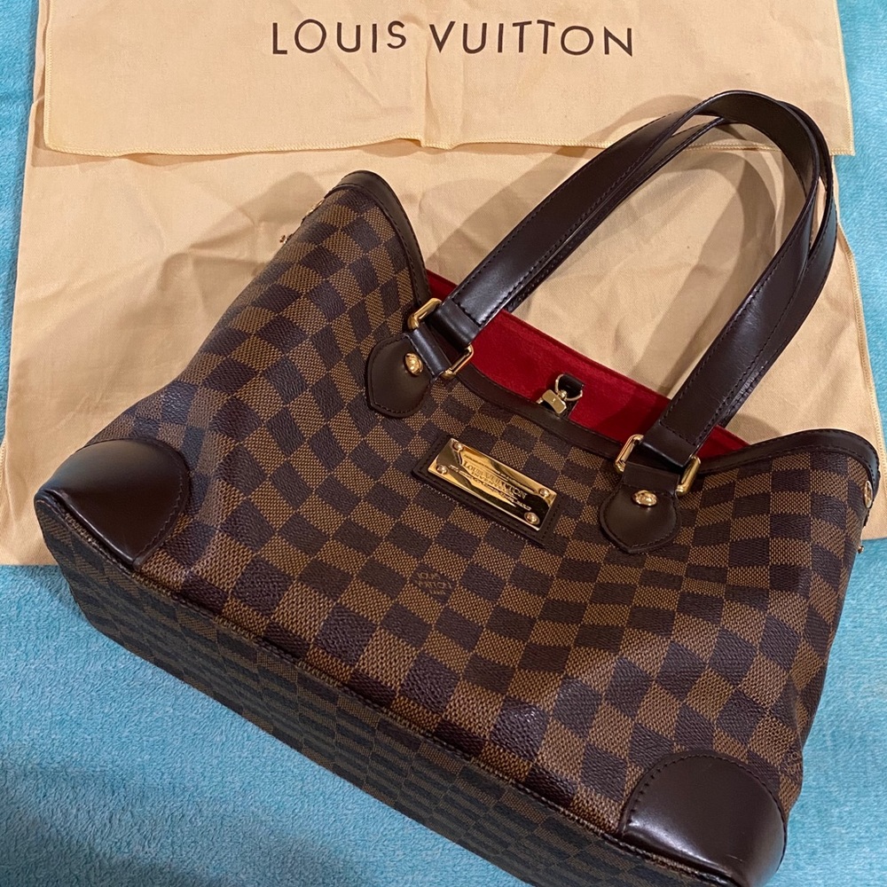 Louis Vuitton Tote Bag Hampstead PM BROWN Damier